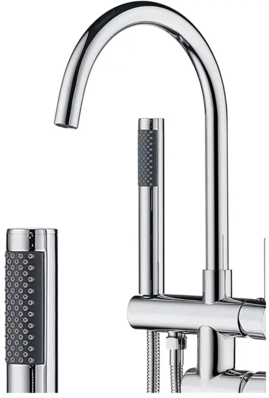 Смеситель напольный для ванны Groсenberg GB900 Хром