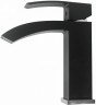 Cмеситель для раковины Hansberge H1077 Черный хром