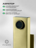 Cмеситель для раковины FILARETE Fing FL5040 (Матовое золото)
