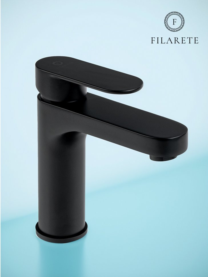 Cмеситель для раковины FILARETE Retta FL5030 (Черный матовый)