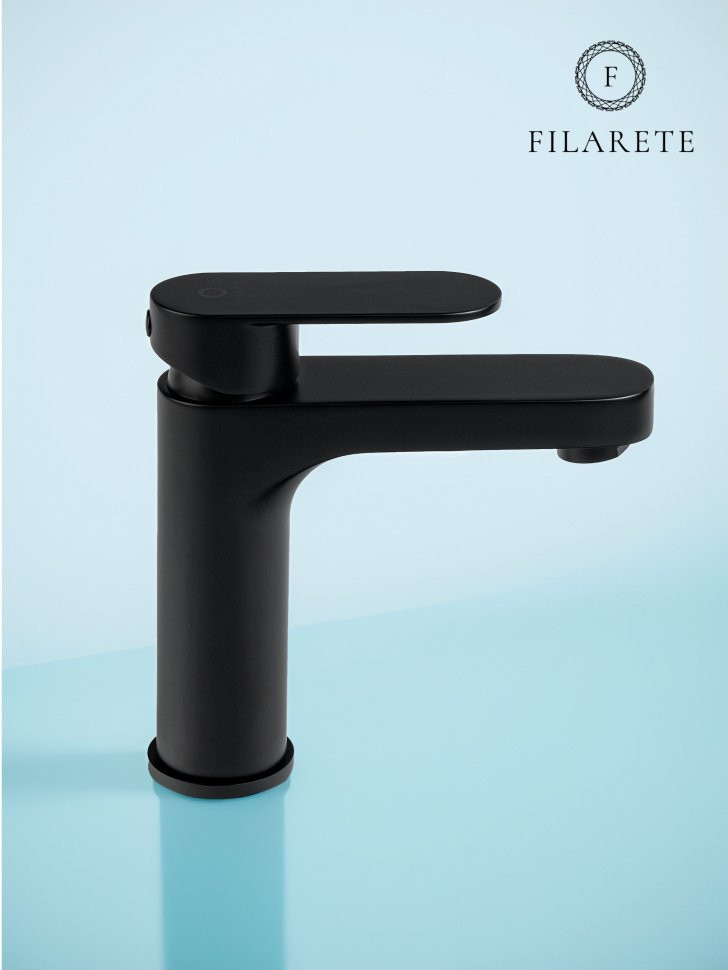 Cмеситель для раковины FILARETE Retta FL5030 (Черный матовый)