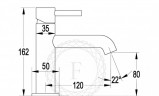 Cмеситель для раковины FILARETE Roun FL5020 (Графит)