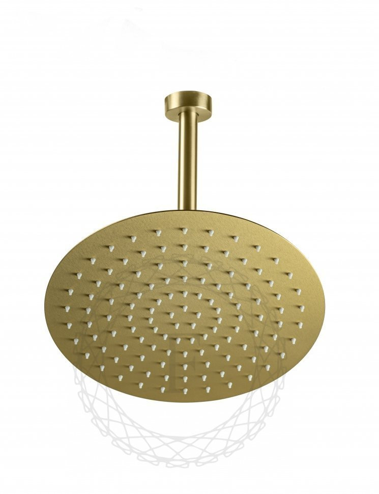 Душевая система скрытого монтажа FILARETE Roun FL1024 (Матовое золото)