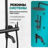 Душевая система Grocenberg GB7099 Чёрный матовый