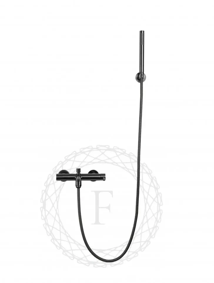 Смеситель для ванны с душем FILARETE Roun FL2120 (Графит)