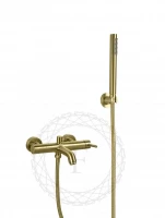 Смеситель для ванны с душем FILARETE Roun FL2120 (Золото матовый)