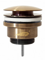 Донный клапан для раковины Hansberge H107 Бронза