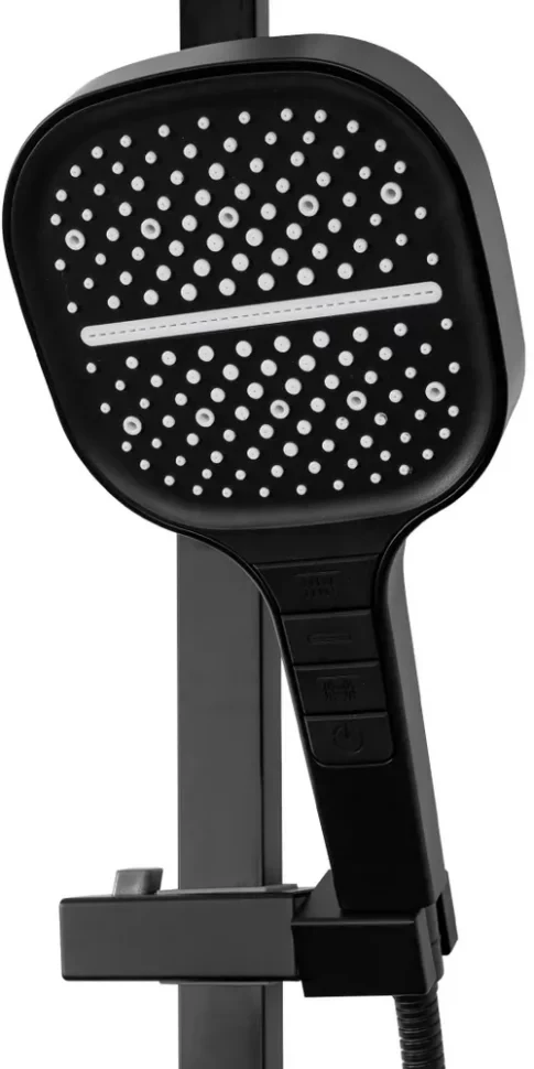 Душевая система Hansberge H5077 Черный матовый